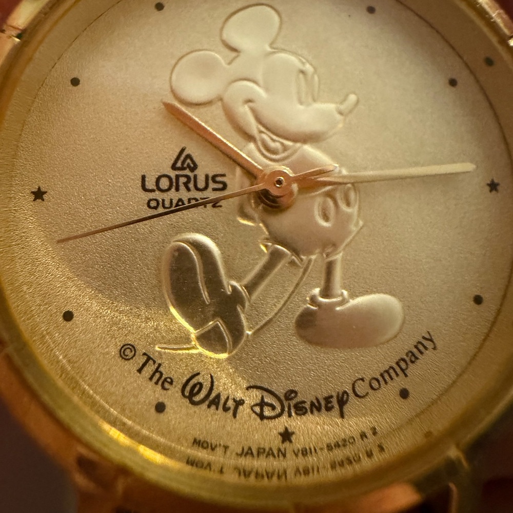 Vintage Lorus Mickey Mouse Watch – New Battery – Working